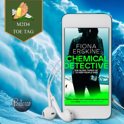 Toe tag podcast featuring the book cover of The Chemical Detective