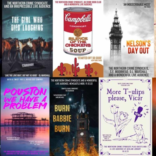 The prolific Northern Crime Syndicate and the covers of their books