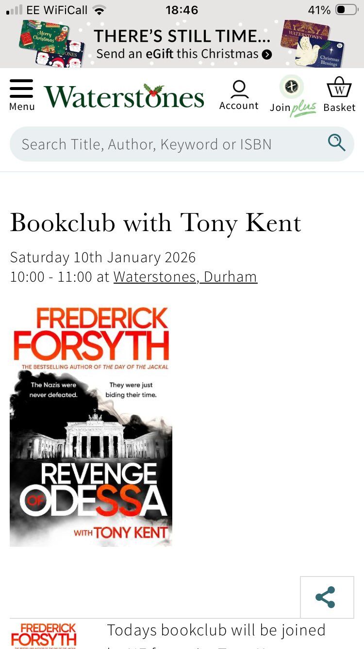 Image for the Tweet beginning: Saturday 10 January 2026. ⁦@TonyKent_Writes⁩